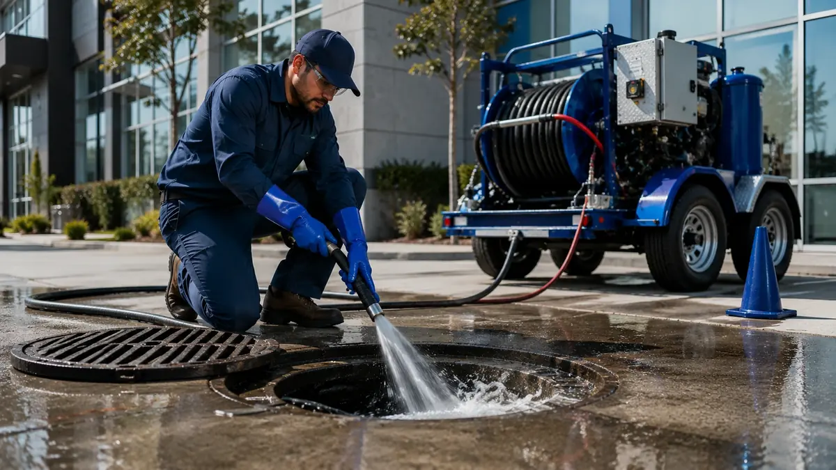 Commercial Hydro Jet Drain Cleaning in Encinitas