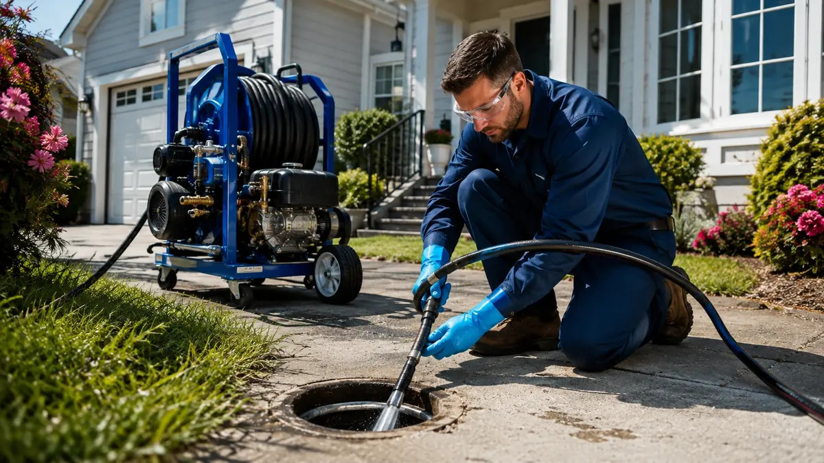 Residential Hydro Jet Drain Cleaning in Encinitas